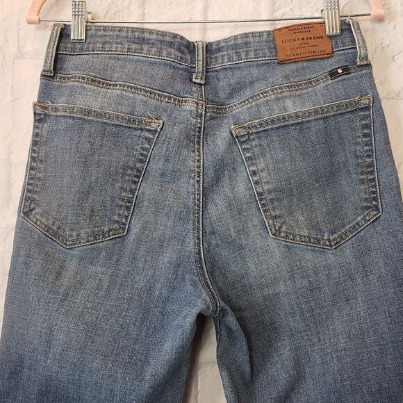 LUCKY BRAND Bridgette Skinny Raw Hem Ankle Jeans 6/28 - Picture 6 of 9